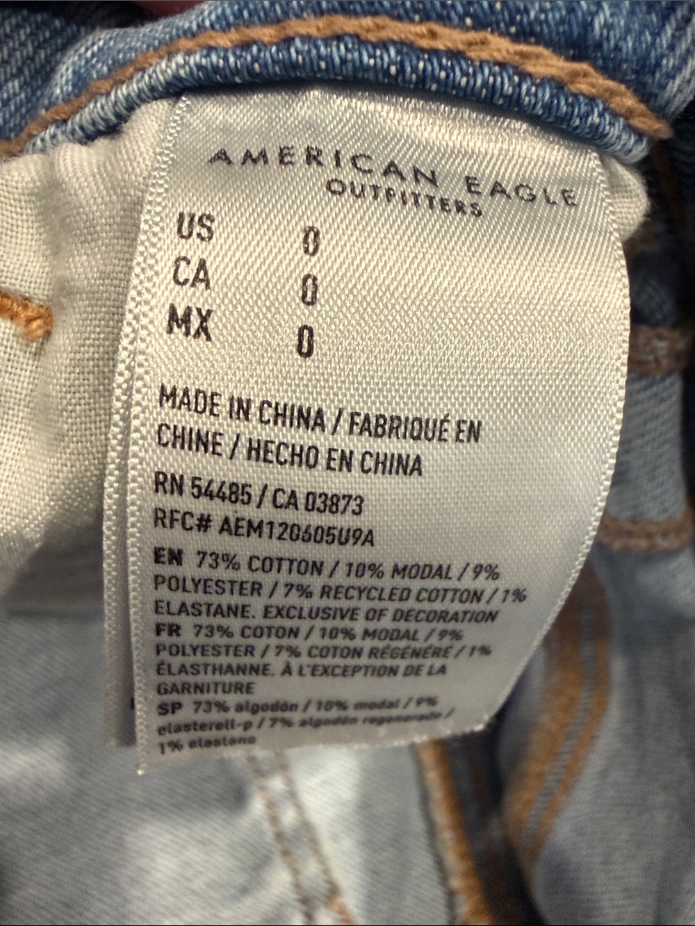 American Eagle outfitters mom jeans shorts size 0 - Picture 8 of 10